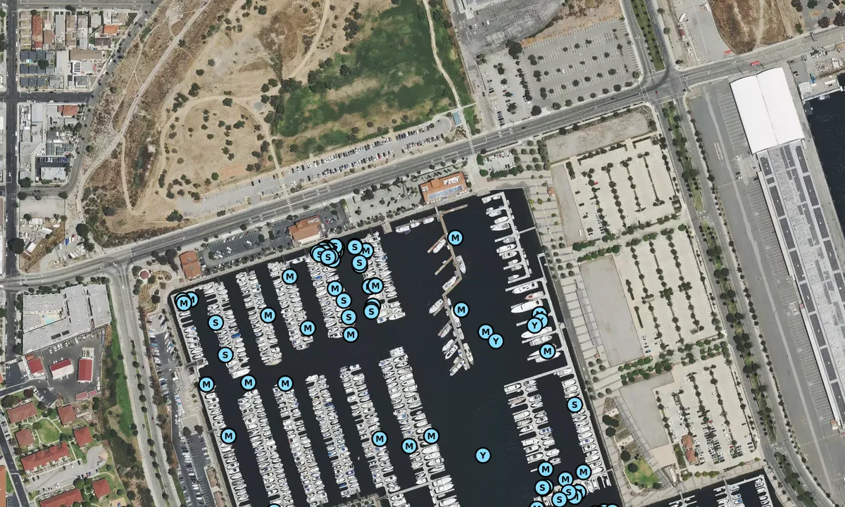 Satelite image of 22nd Street Marina - Los Angeles