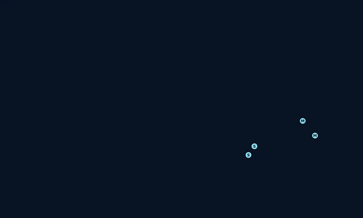 Satelite image of 7' water for snorkeling