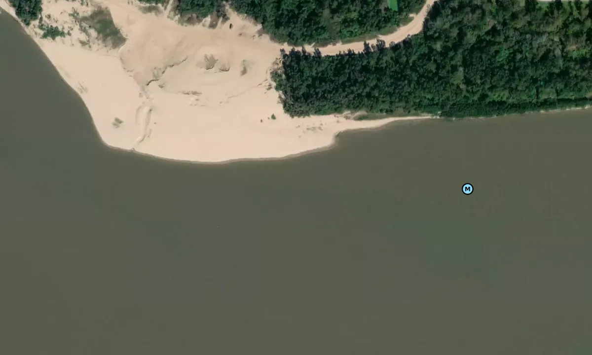 Satelite image of 81 Mile Point - Anchoring Not Allowed