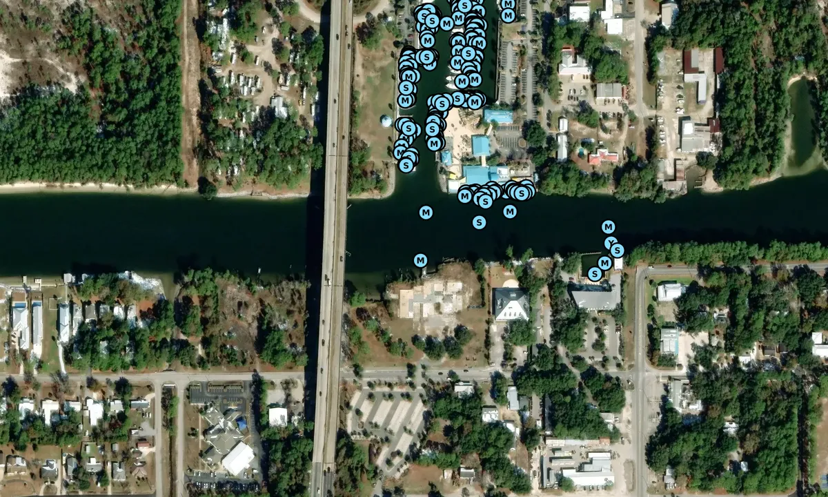 Satelite image of Abandoned Industrial Docks