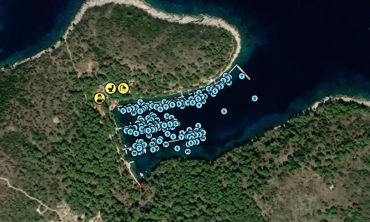 Satelite image of ACI Marina Palmizana