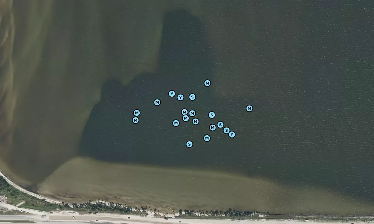 Satelite image of Addison Point Bridge North