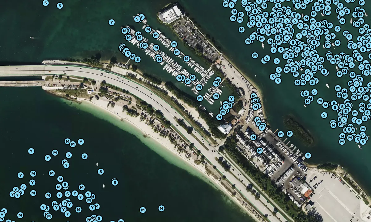 Satelite image of Admiral Oil, Inc. @ Rickenbacker Marina