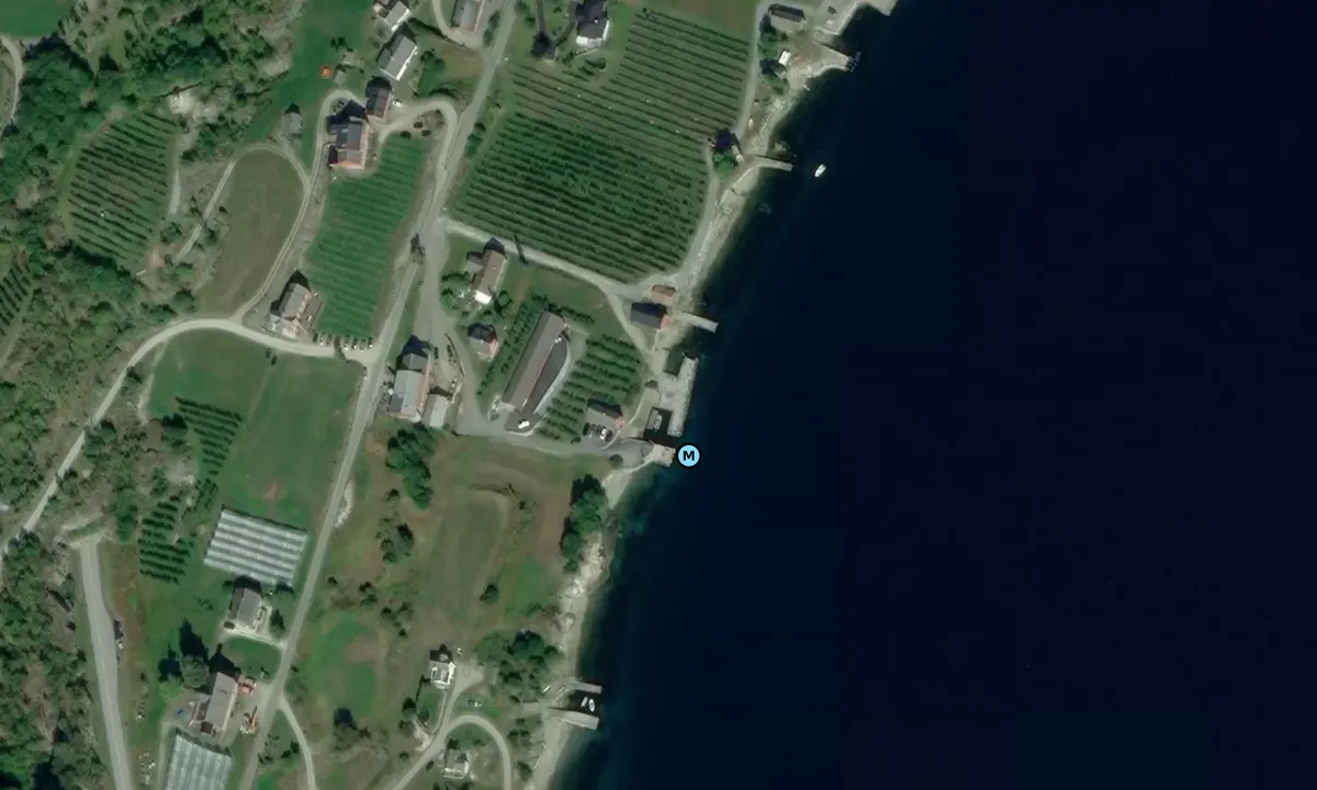Satelite image of Aga Gjestehamn
