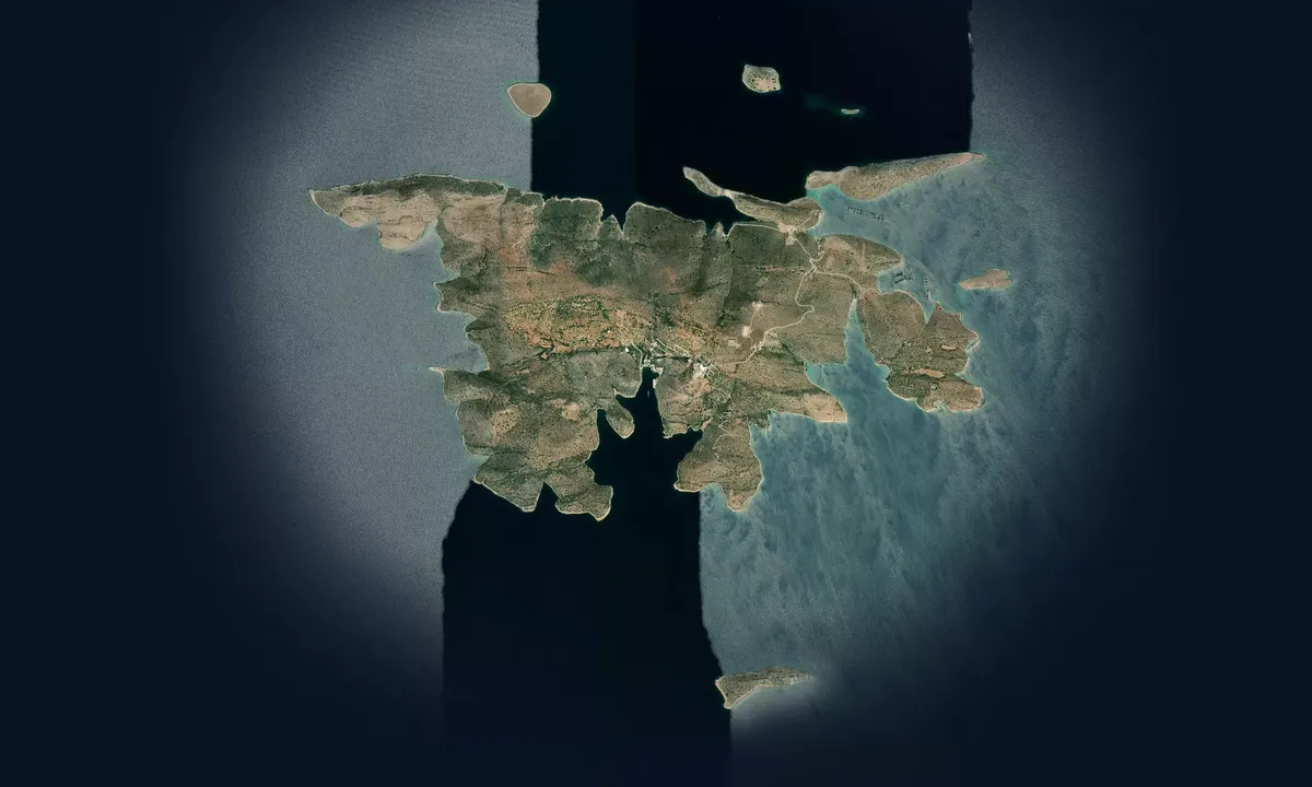 Flyfoto av Agathonisi Island 1