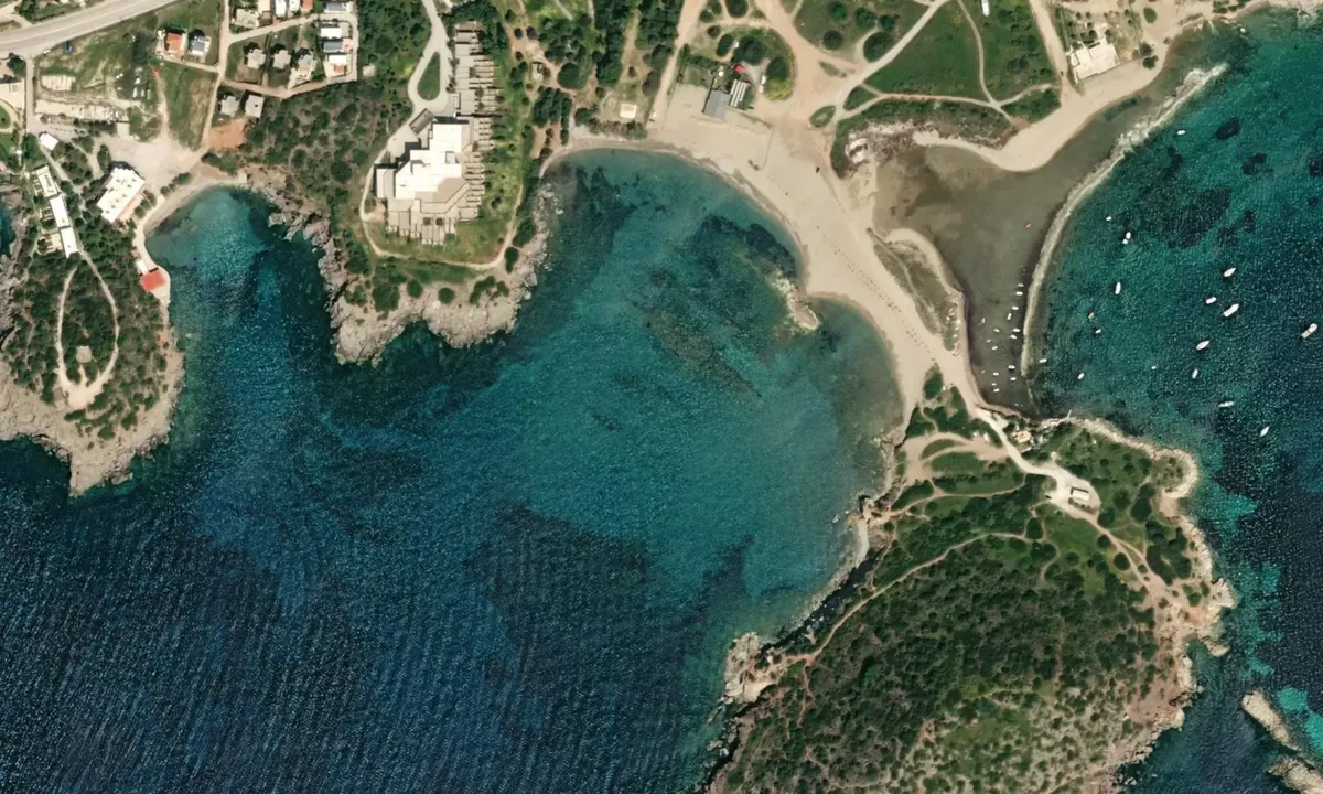 Flyfoto av Agios Nikolaos Beach