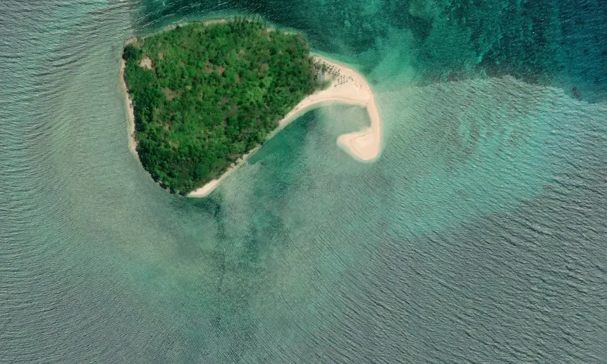 Satelite image of Agutaya Island