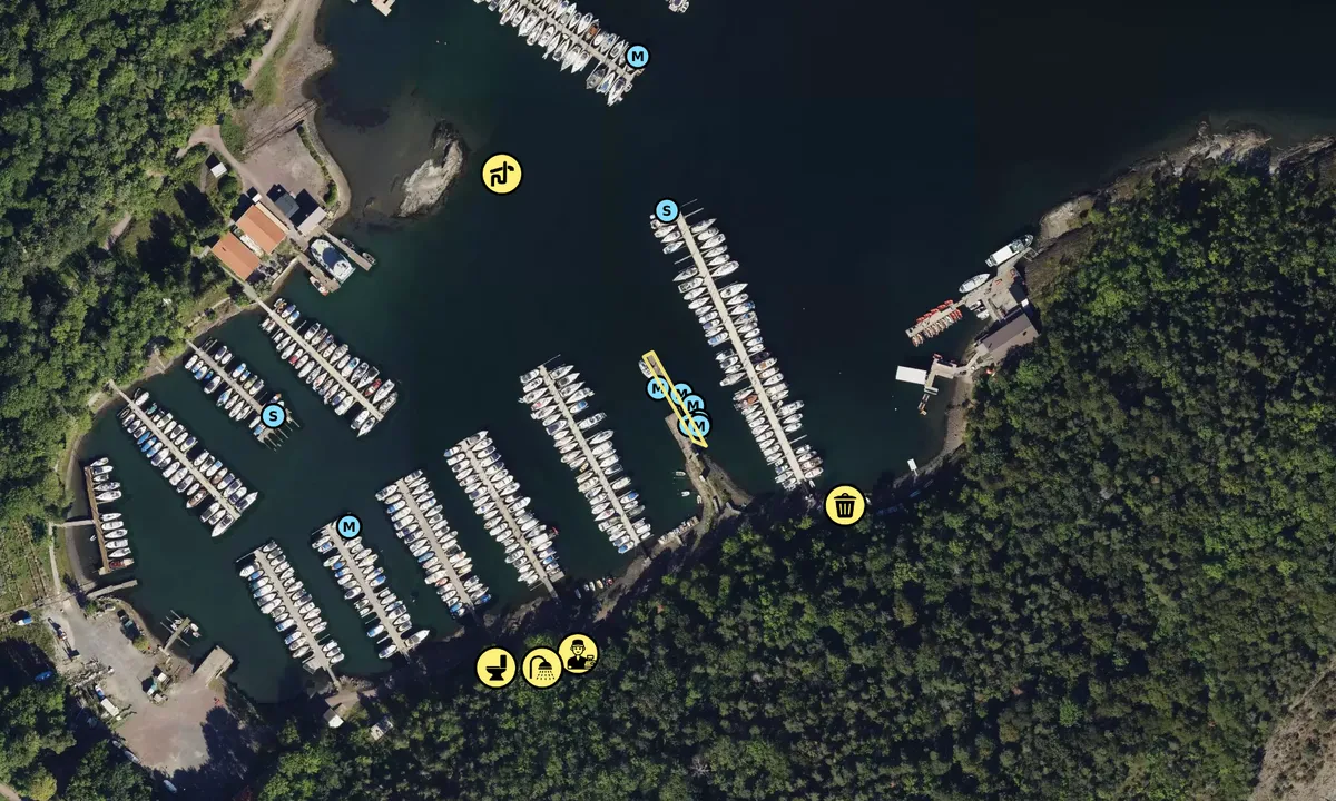 Satelite image of Akerselven båtforening - Hovedøya