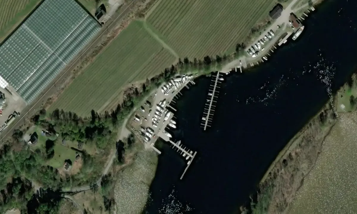 Satelite image of Akkerhaugen Båthavn