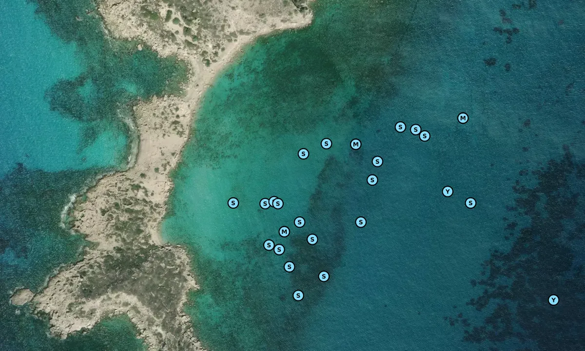 Satelite image of Akra Kaloutoi East