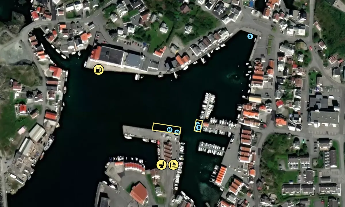 Satelite image of Åkrehamn