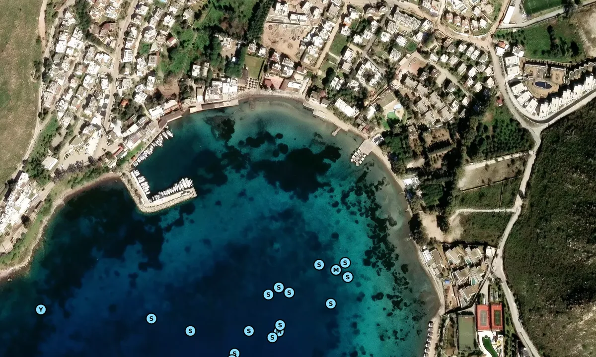 Satelite image of Akyarlar Limani