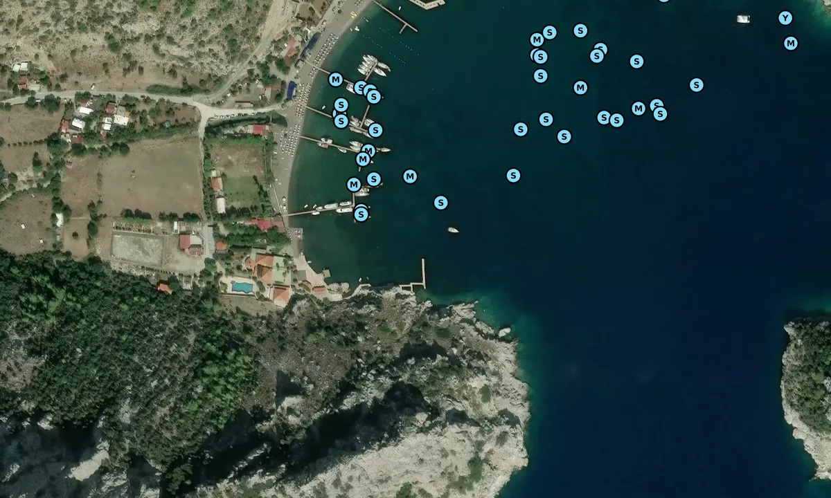 Satelite image of Alarga Sailing Club