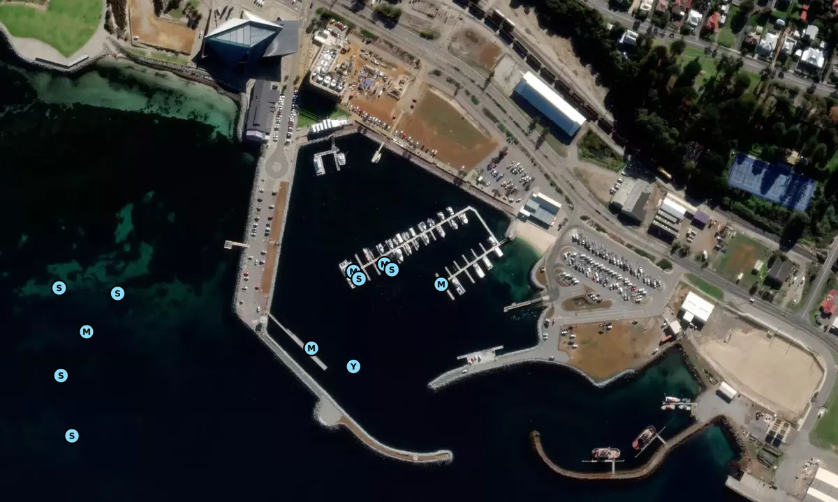 Satelite image of Albany Waterfront Marina