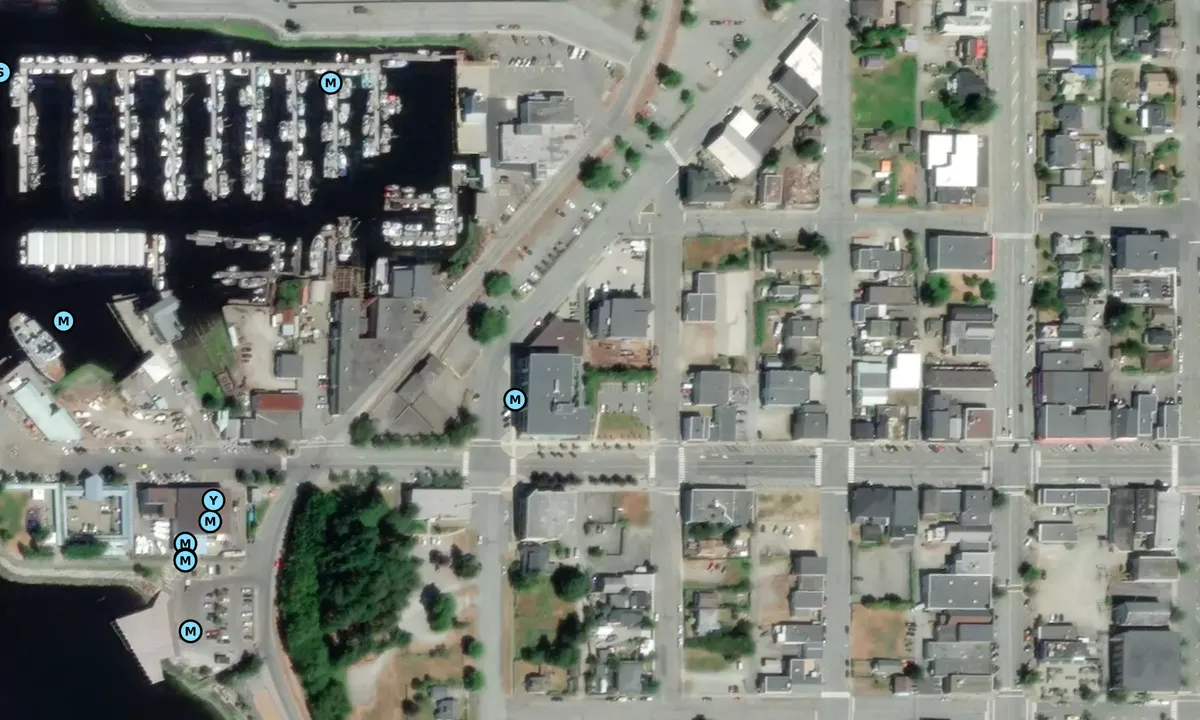 Satelite image of Alberni Power