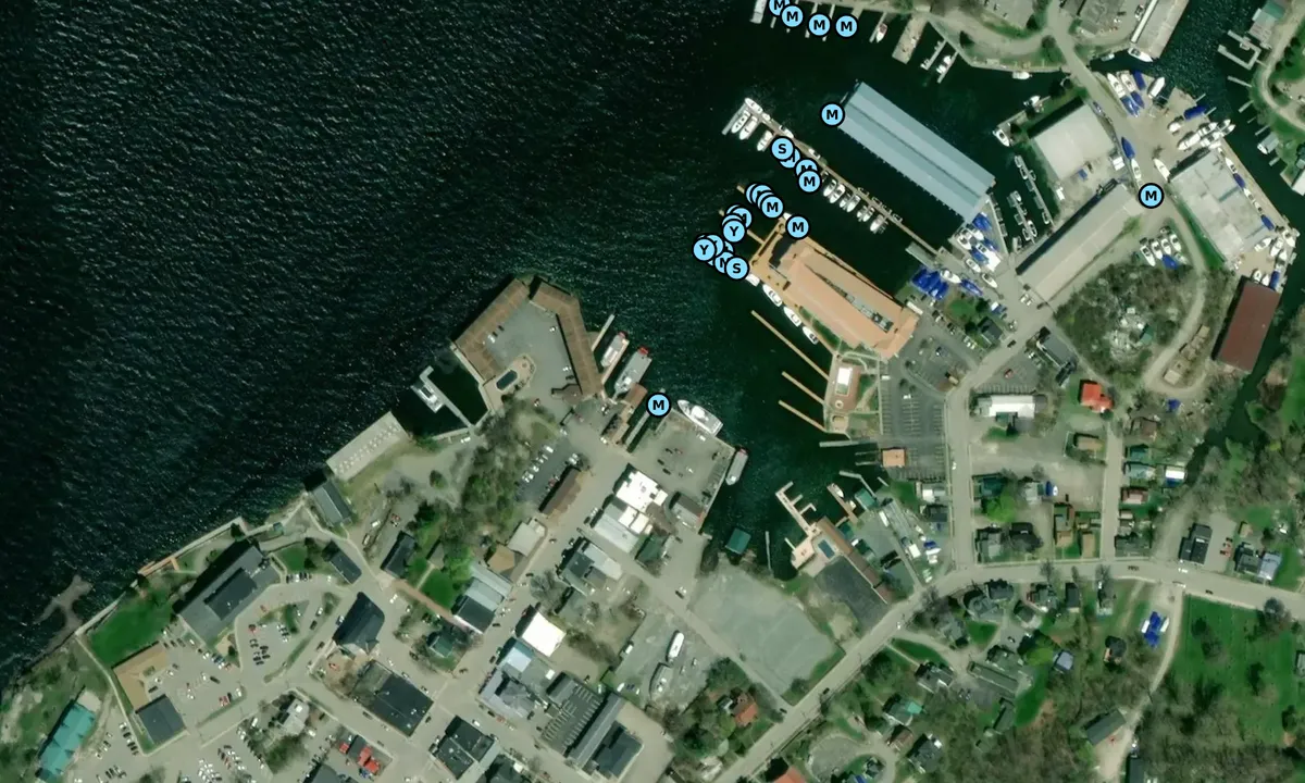 Satelite image of Alexandria Bay Municipal Dock (2)