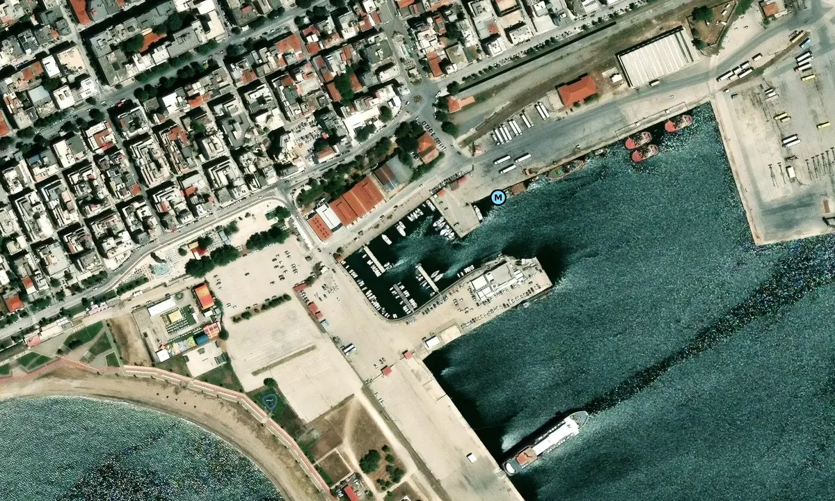 Satelite image of Alexandroupoli