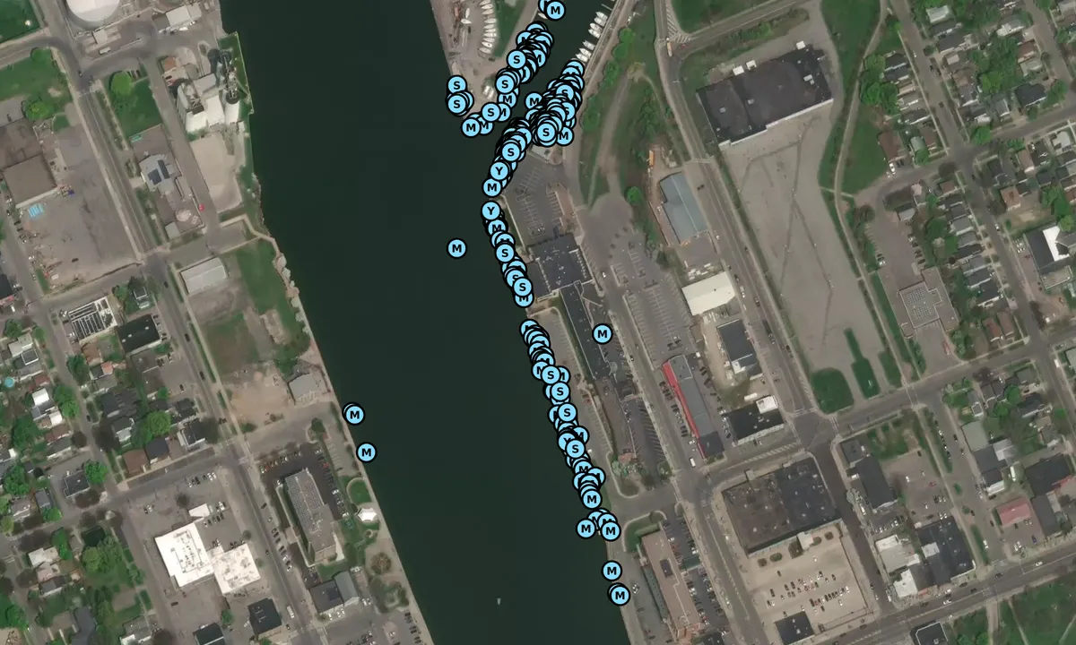 Satelite image of Alex's On The Water