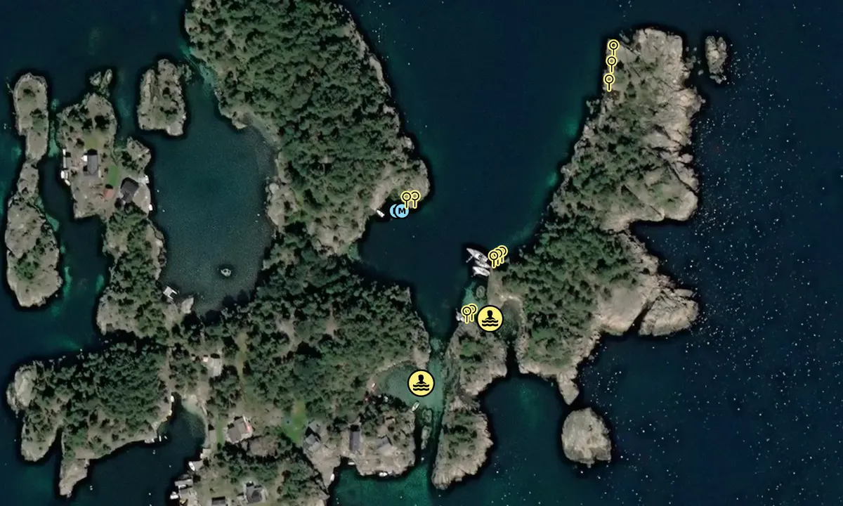 Satelite image of Åløya