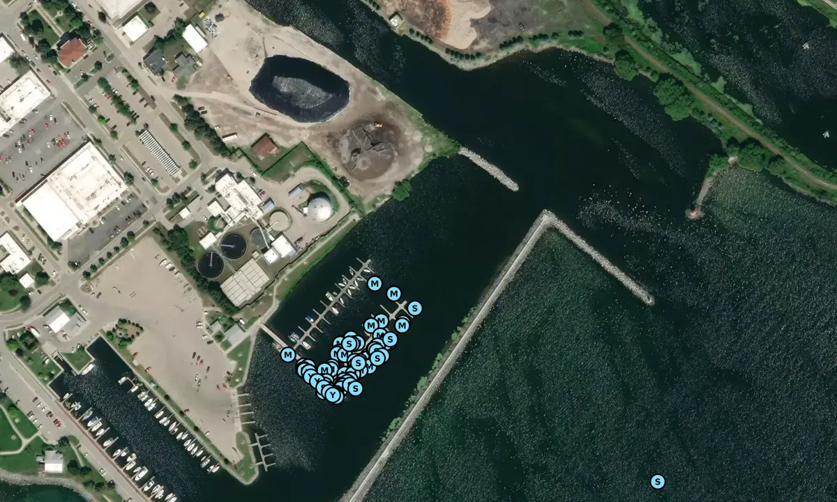 Satelite image of Alpena Municipal Marina