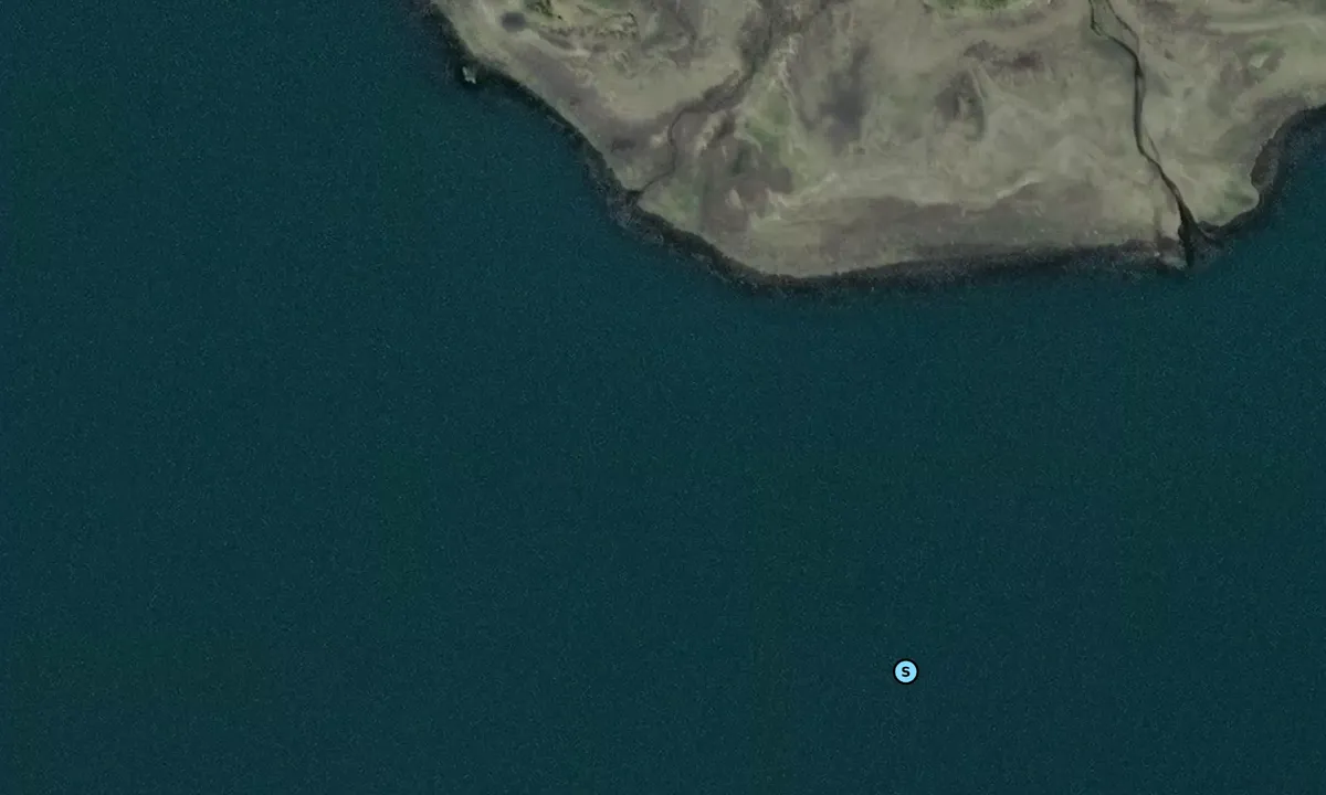 Satelite image of Alvin Bay Cove