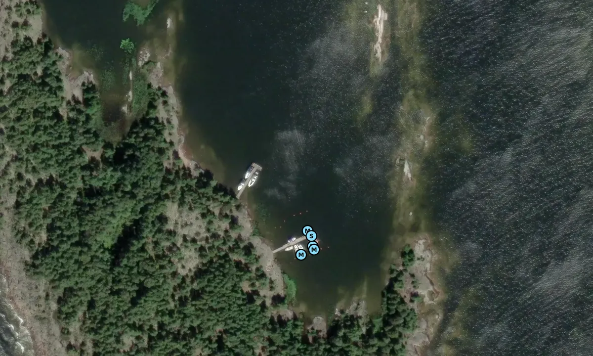 Satelite image of Alvön