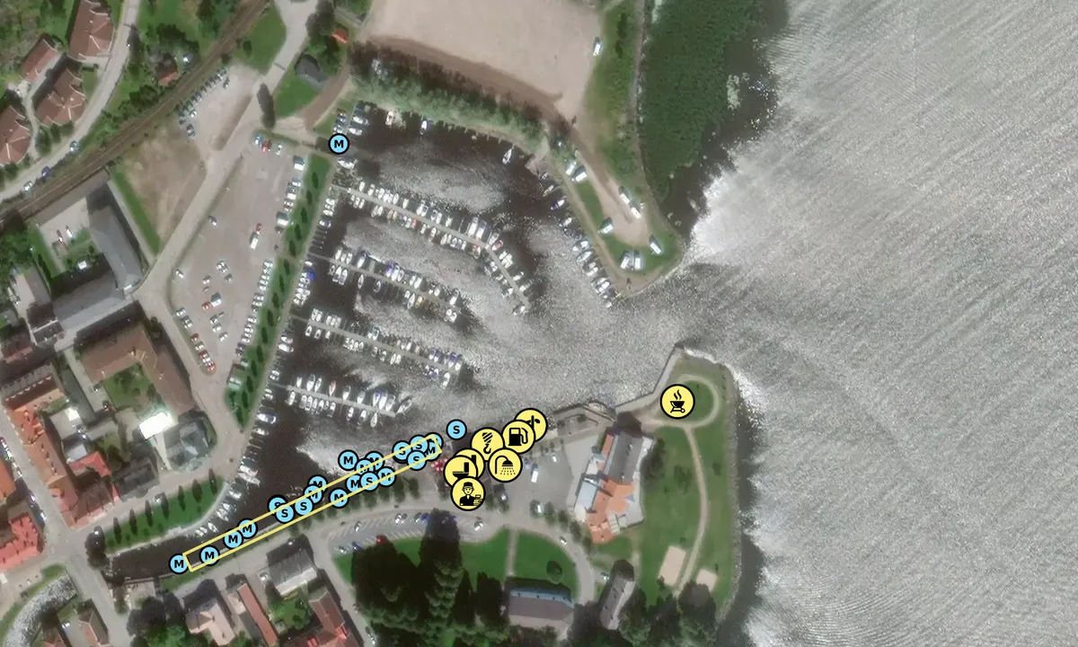 Satelite image of Åmål