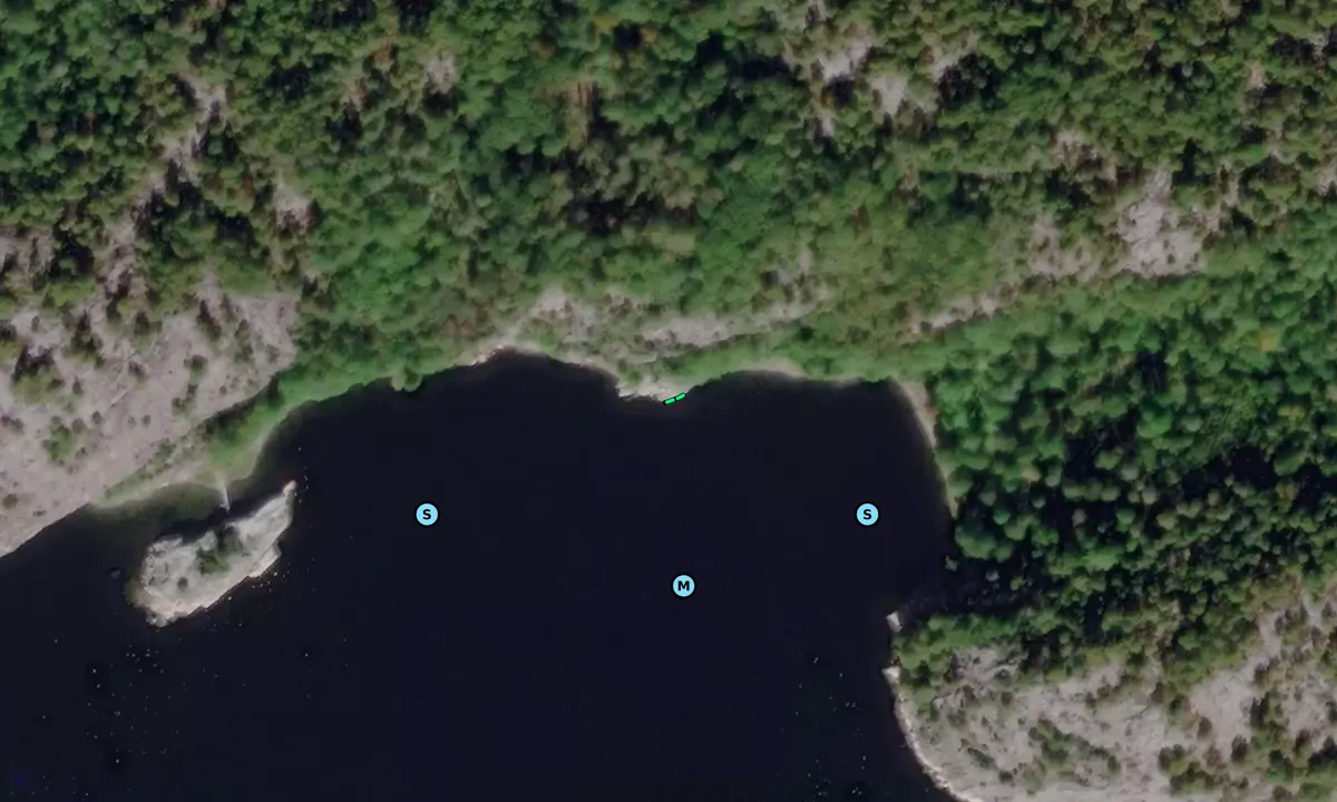 Satelite image of Amandas vik