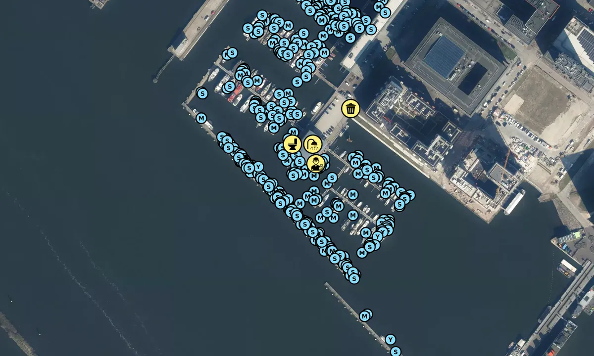 Satelite image of Amsterdam Marina
