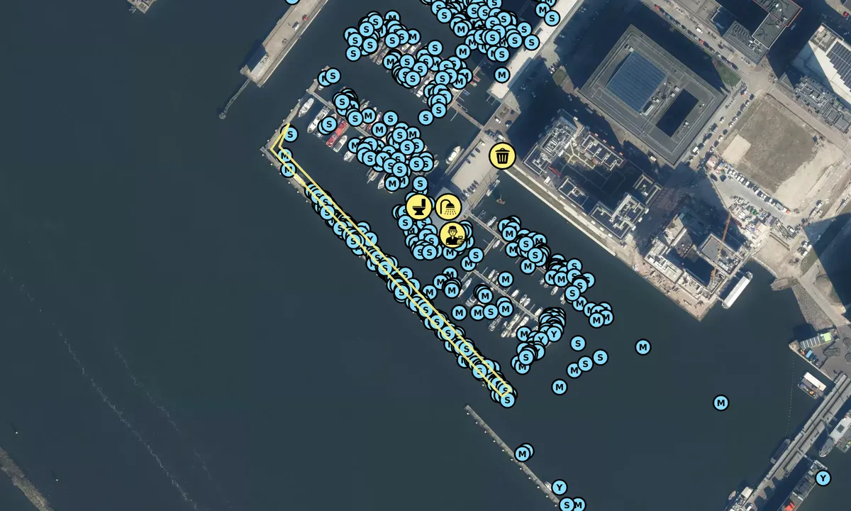 Satelite image of Amsterdam Marina