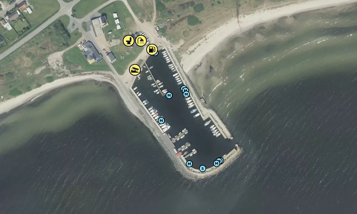 Satelite image of Amtoft Havn