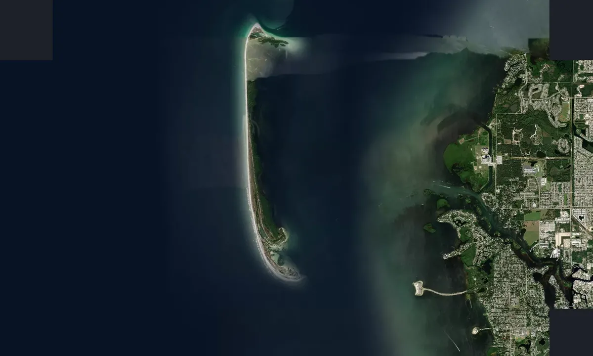 Flyfoto av Anclote Key