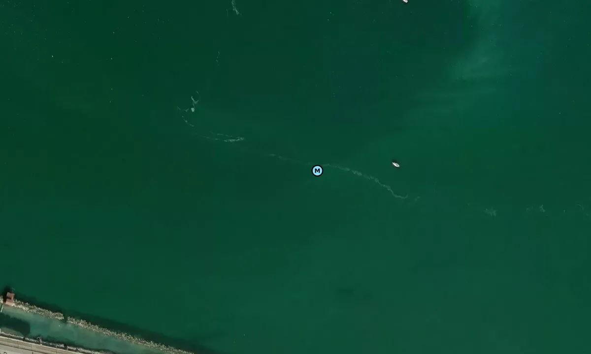 Satelite image of Ancona Beach