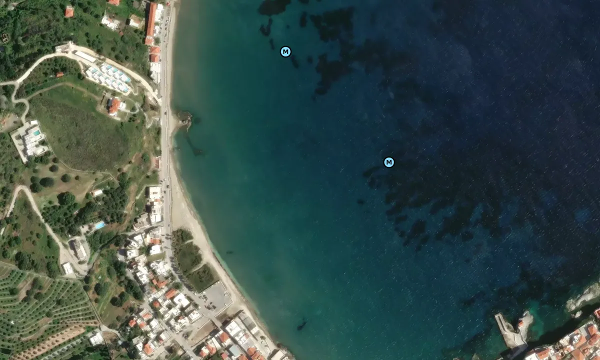 Satelite image of Andros