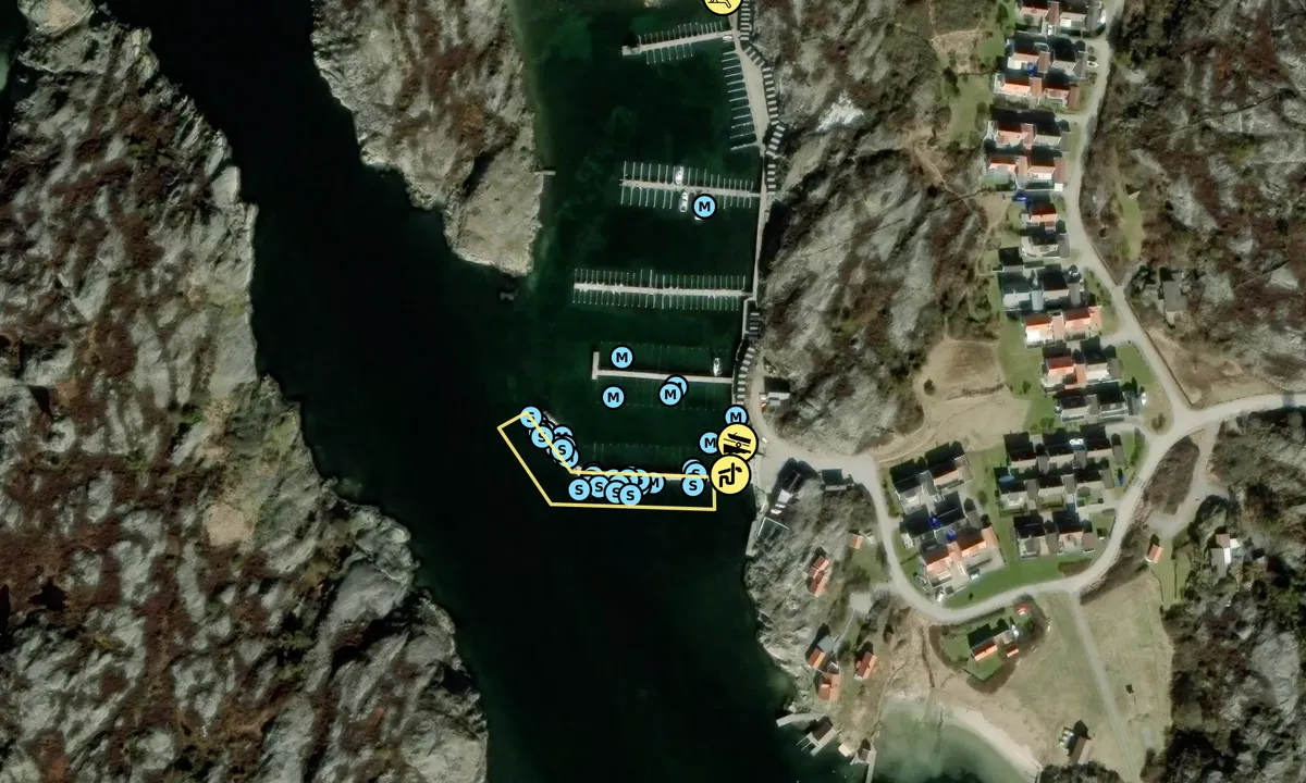 Satelite image of Ängevikens Gästhamn