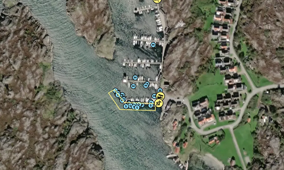 Satelite image of Ängevikens Gästhamn