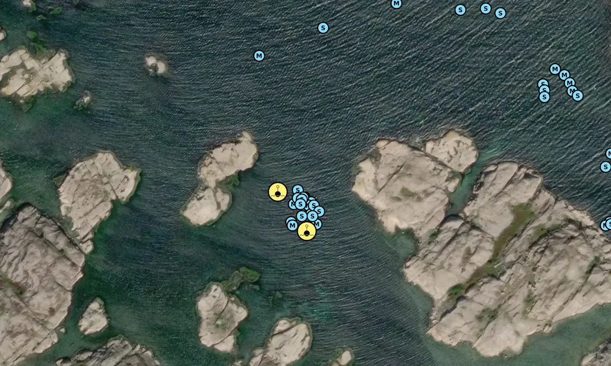 Satelite image of Ängholmen - Storön - SXK Västkust bouy