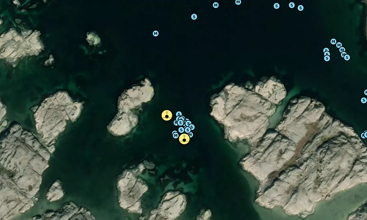 Satelite image of Ängholmen - Storön - SXK Västkust bouy