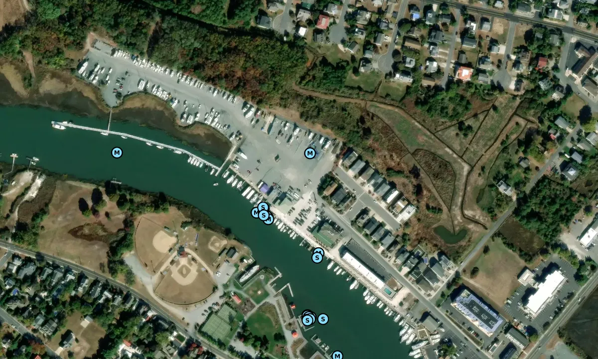 Satelite image of Angler's Marina
