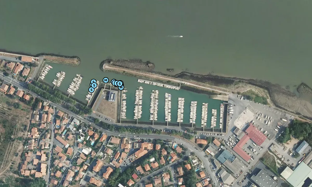 Satelite image of Anglet - Brise-Lames