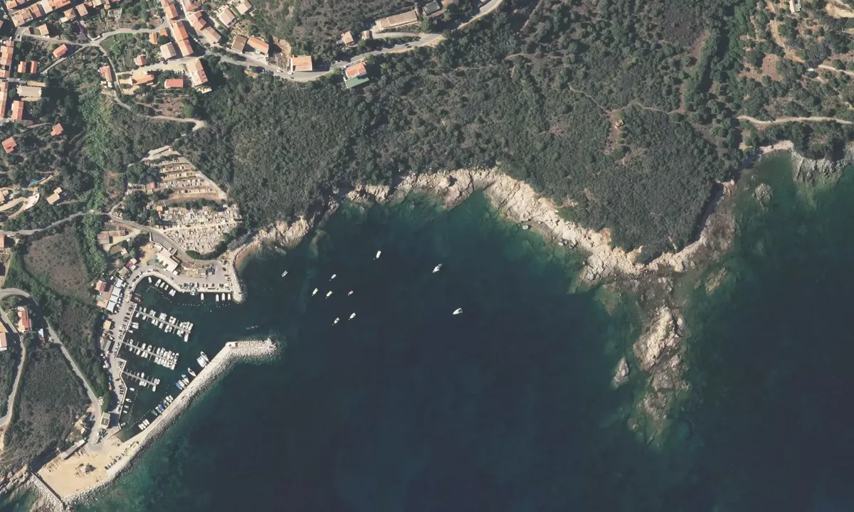 Flyfoto av Anse de Cargèse
