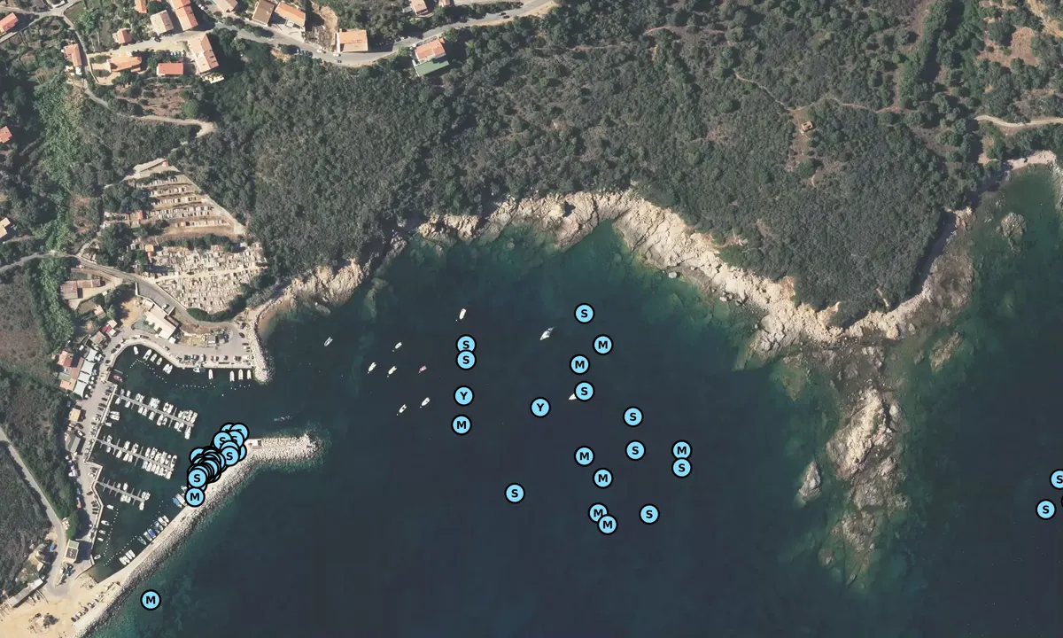 Satelite image of Anse de Cargèse