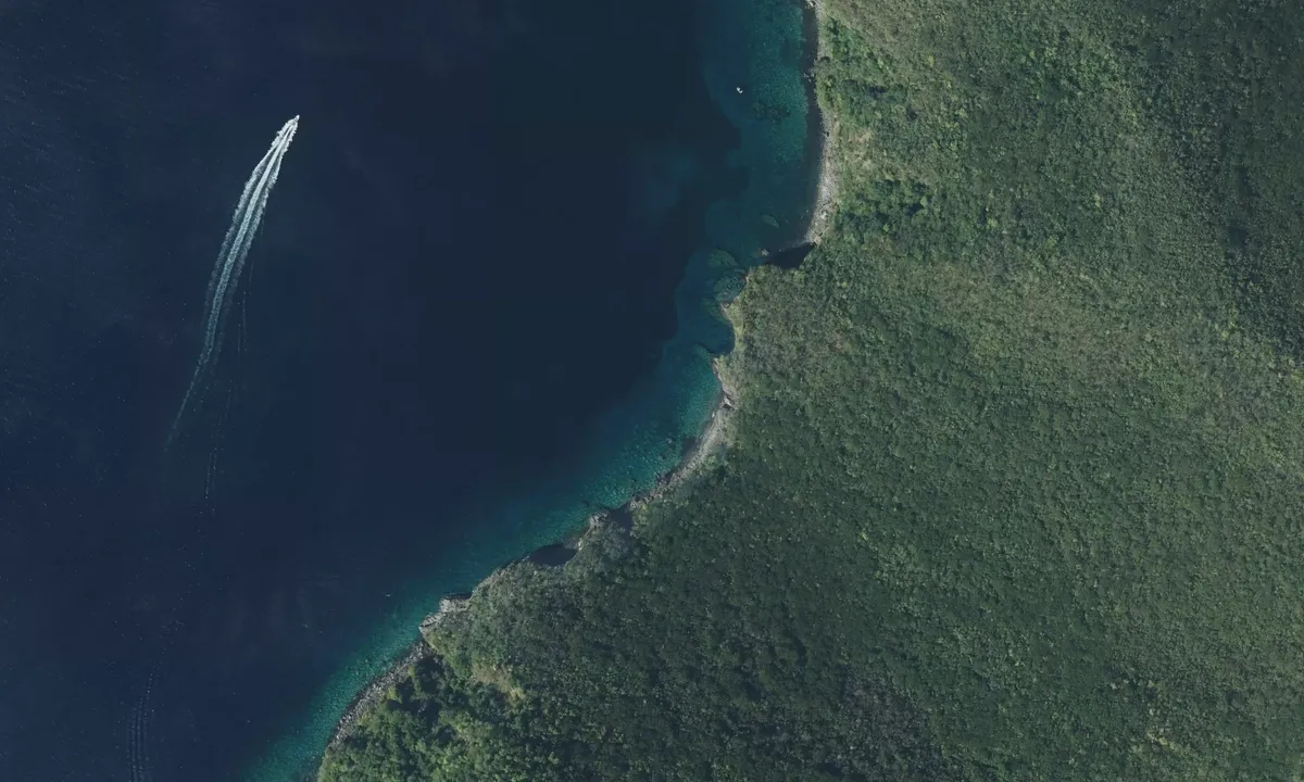 Satelite image of Anse de Fortune