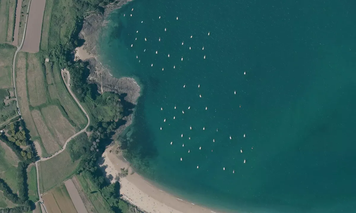 Flyfoto av Anse de la Touesse