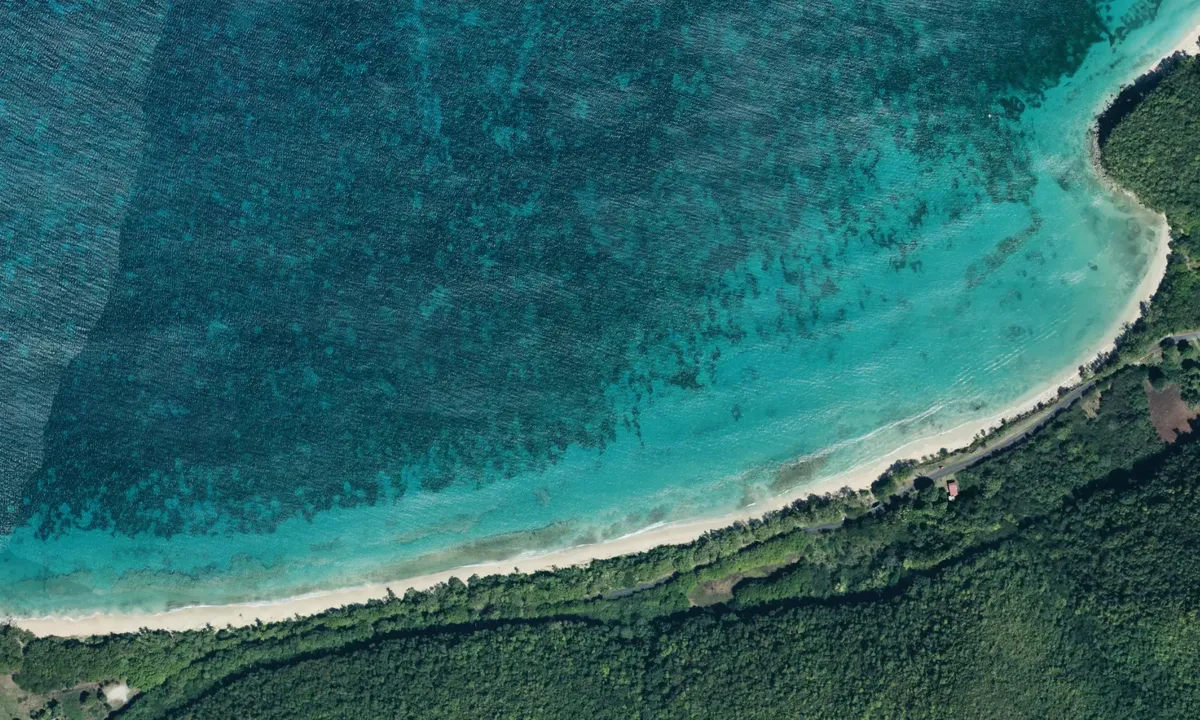 Flyfoto av Anse de Mays