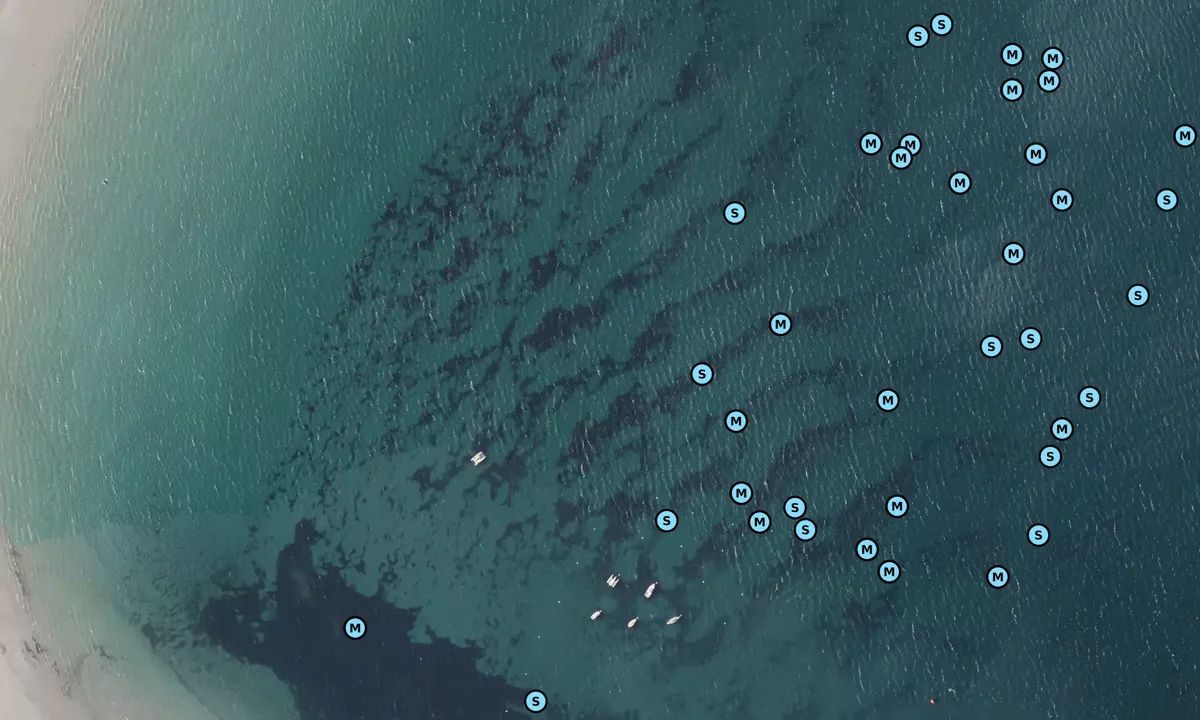 Satelite image of Anse de Morgat