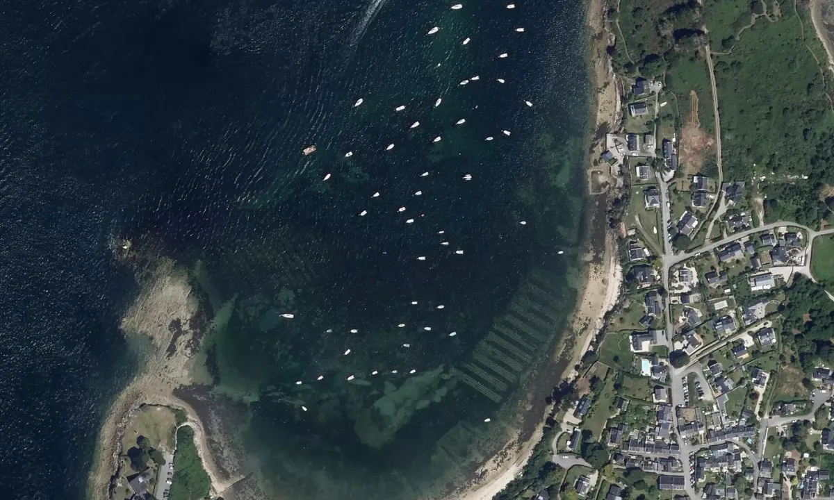Satelite image of Anse du Montenno