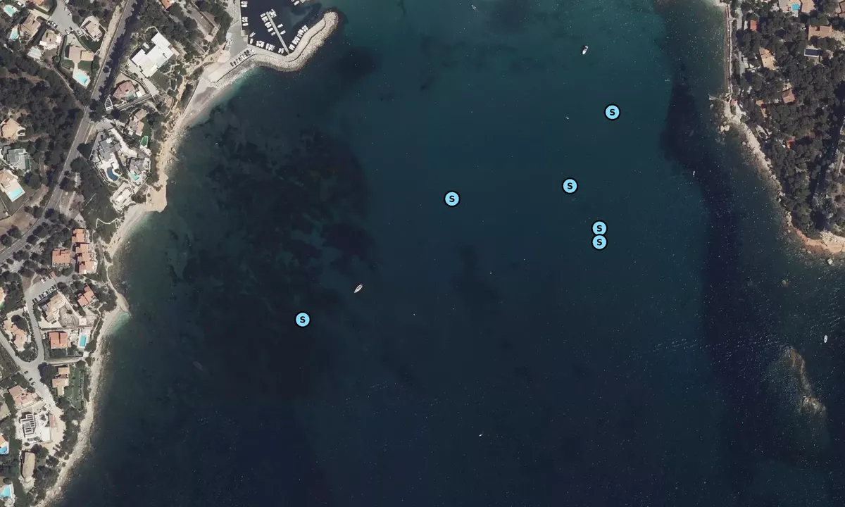 Satelite image of Anse du Rouet