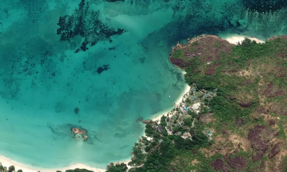 Flyfoto av Anse Gouvernement