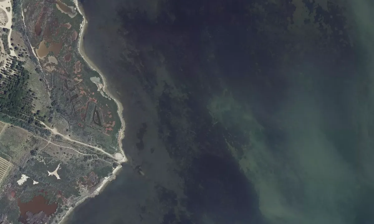 Satelite image of Anse la Galère